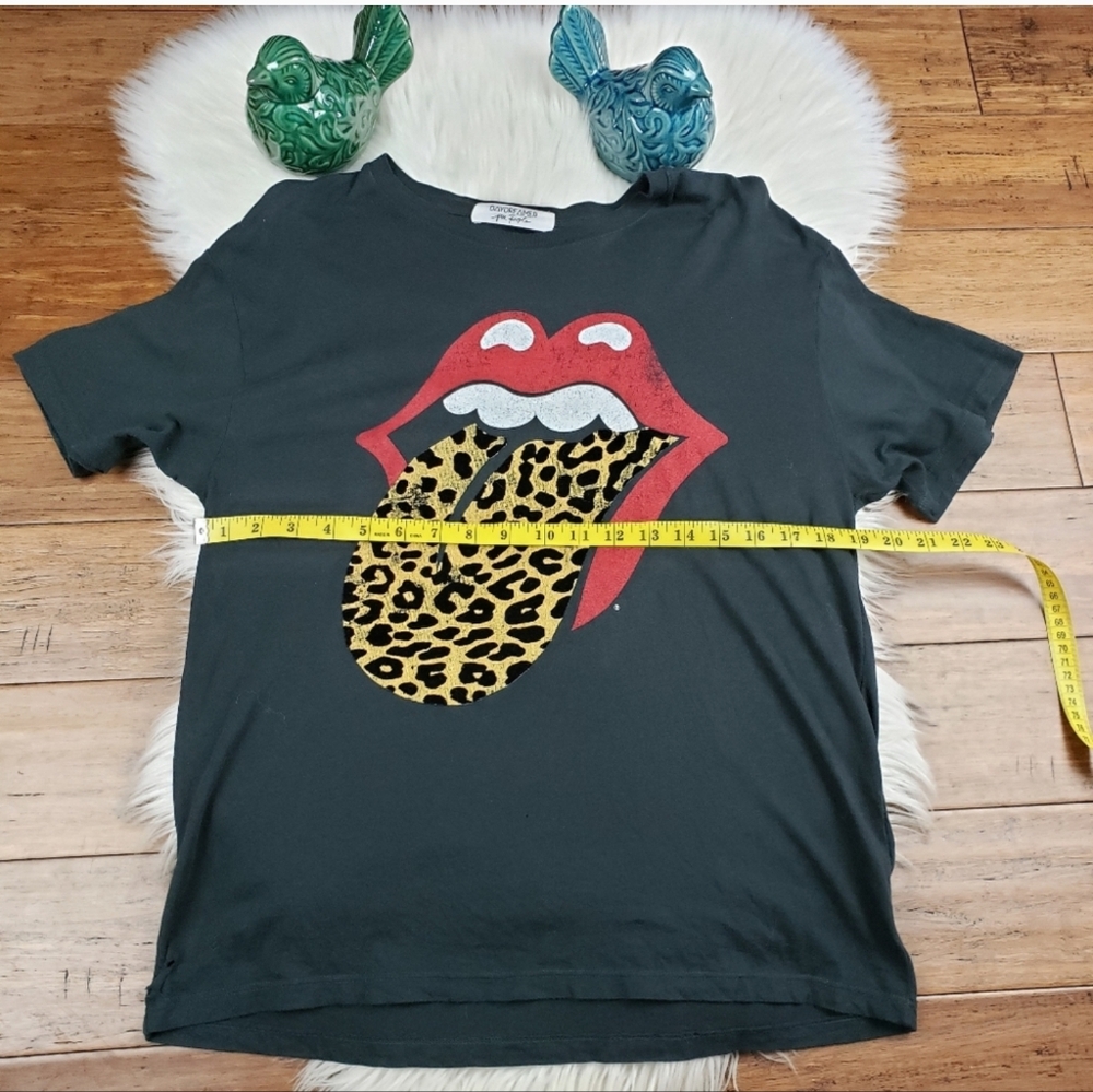 Free People Day Dreamer Elizabeth and James rolling stones tongue tees Small - Picture 3 of 13